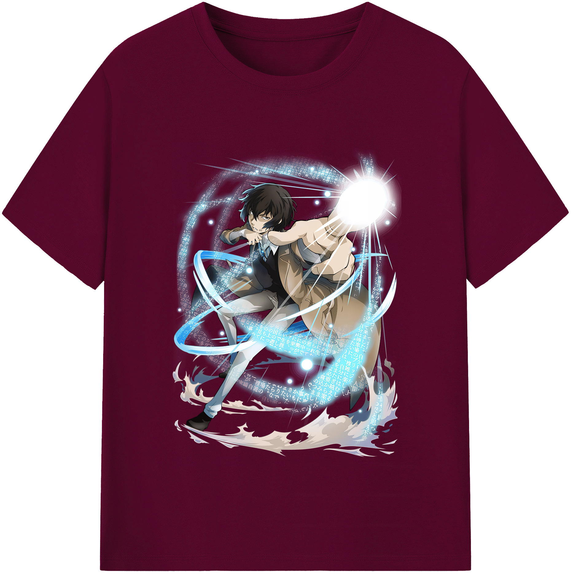 （画像用） 文豪ストレイドッグス Bungo Stray Dogs レディースカジュアルプリントTシャツ（綿100％）